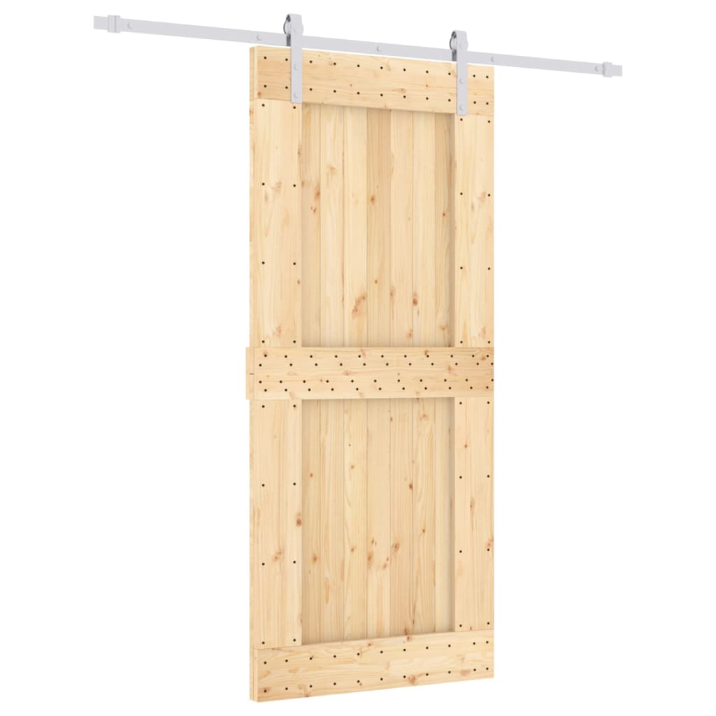 Porta scorrevole Vidaxl con pastella da 90x210 cm pino solido