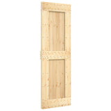 Puerta corredera de Vidaxl con masa de 70x210 cm de pino sólido