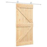 Porta scorrevole Vidaxl con pastella 95x210 cm Pino solido