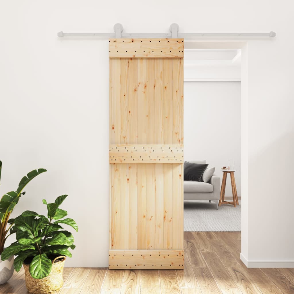 Porta scorrevole Vidaxl con pastella da 70x210 cm pino solido