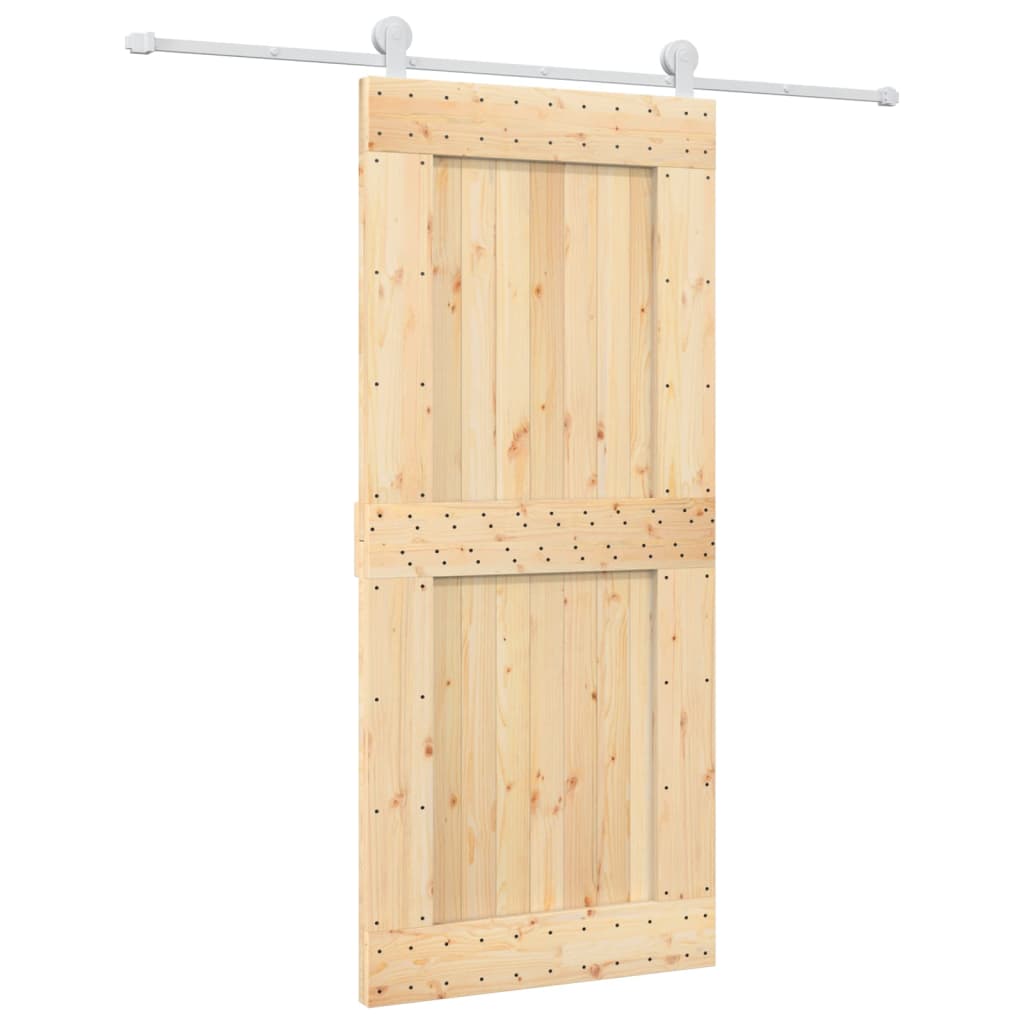 Porta scorrevole Vidaxl con pastella da 90x210 cm pino solido