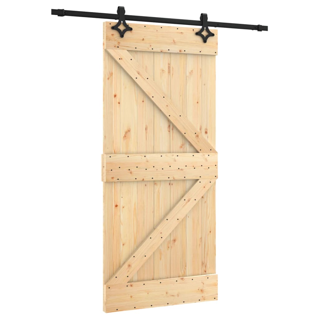 Vidaxl Porte coulissante avec pâte 95x210 cm