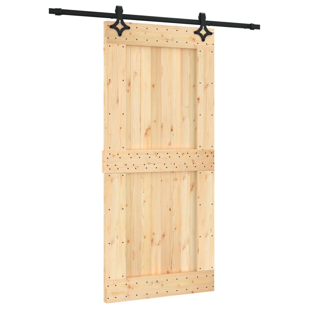 Vidaxl Porte coulissante avec pâte 95x210 cm