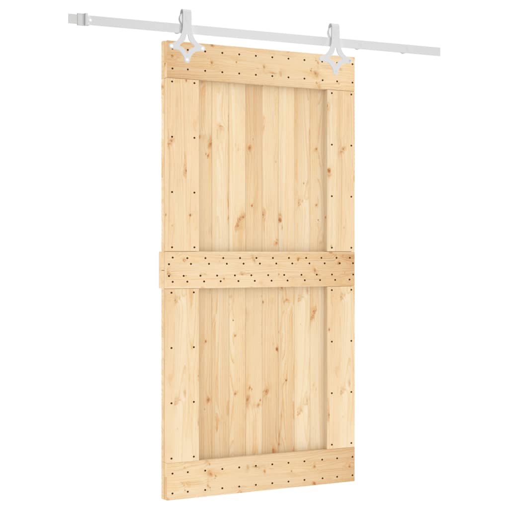 Porta scorrevole Vidaxl con pastella da 100x210 cm pino solido