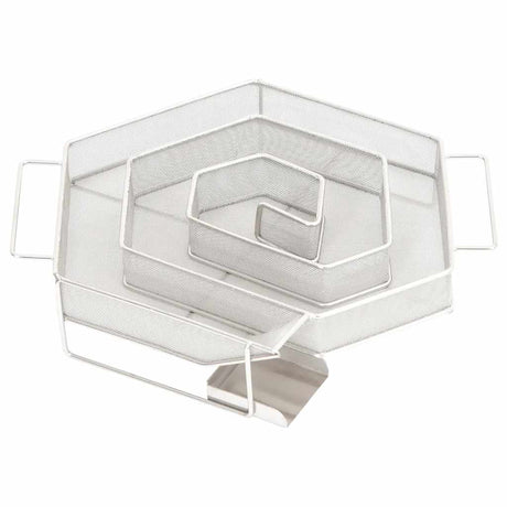 Générateur de fumée Vidaxl Cold 6-coin 22,5 cm en acier inoxydable