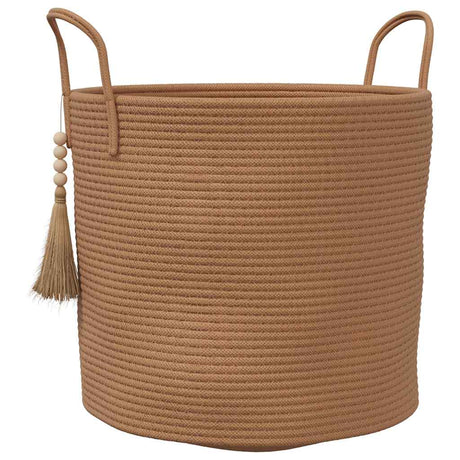 Vidaxx panier de rangement ø 40x35 cm coton marron