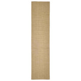 Vidaxx tapis en sisal pour griffoir 80x350 cm