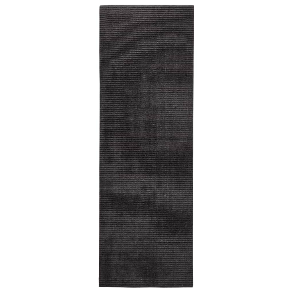 Vidaxl Sisalmat para rascar el poste de 66x200 cm negro