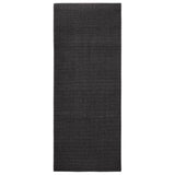 Vidaxl Sisalmat para rascar el poste de 80x200 cm negro