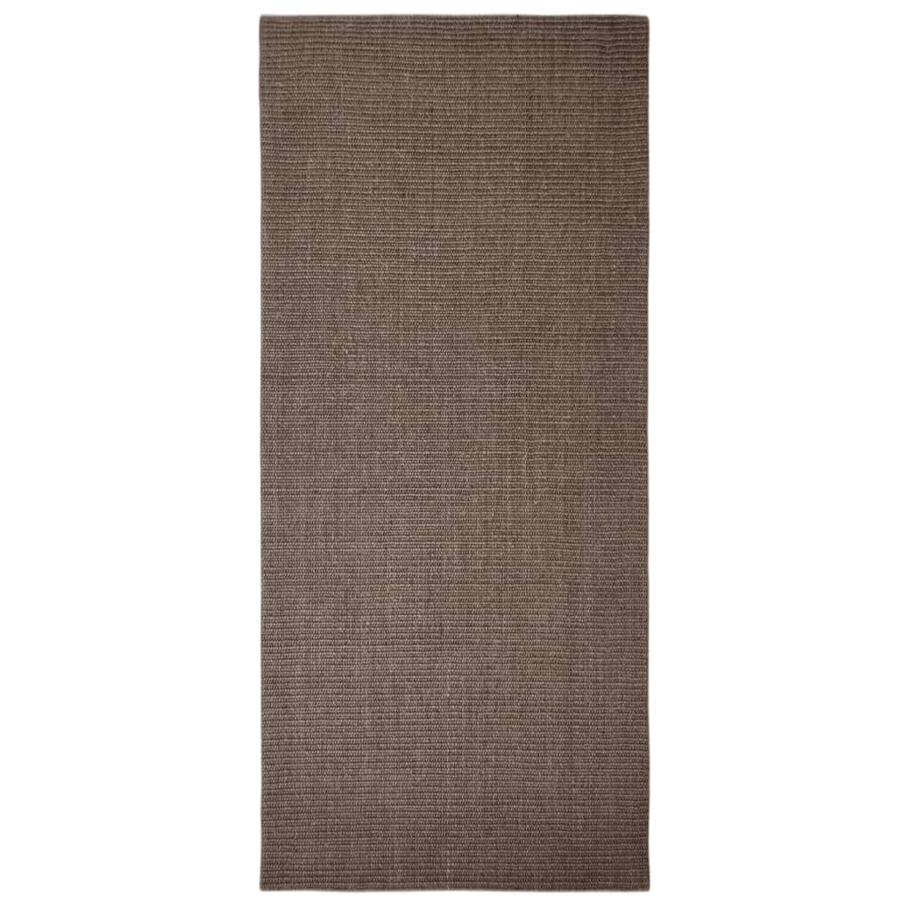 Vidaxl Sisalmat para rayar después de 66x150 cm de marrón