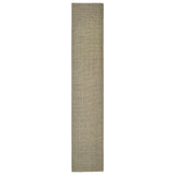 Vidaxl sisalmat pour gratter le post 66x350 cm taupe