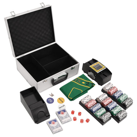 VidaXL jeu de poker 300 pièces 11,5 g