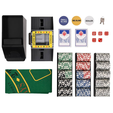 VidaXL jeu de poker 300 pièces 11,5 g