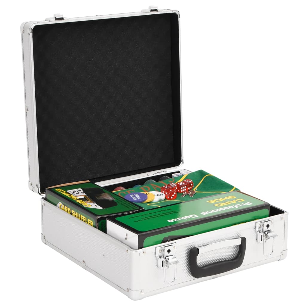 VidaXL jeu de poker 600 pièces 4 g