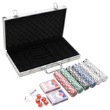 VidaXL jeu de poker 300 pièces 11,5 g
