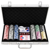 VidaXL jeu de poker 300 pièces 11,5 g