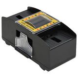 Vidaxl mélangeur de cartes automatique noir 2 jeux