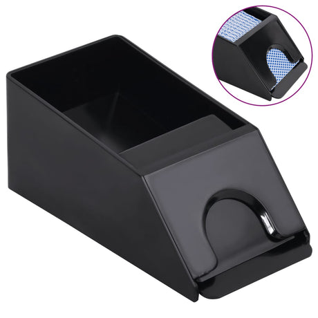 VidaXL sabot pour cartes 2 jeux noir