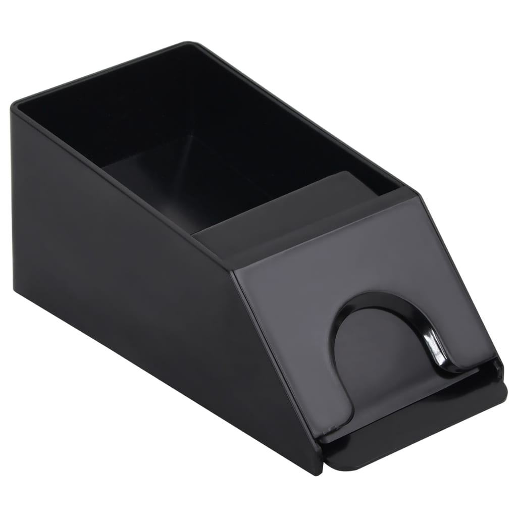 VidaXL sabot pour cartes 2 jeux noir