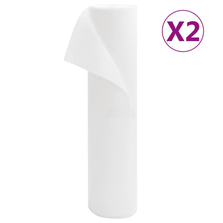 VidaXL Tissu polaire pour plantes 2 rouleaux 70 g m² 50x1,6 m