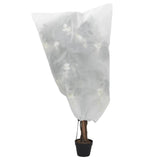 VidaXL Couvertures végétales avec cordon de serrage 8 pcs 70 g m² 0,8x1 m