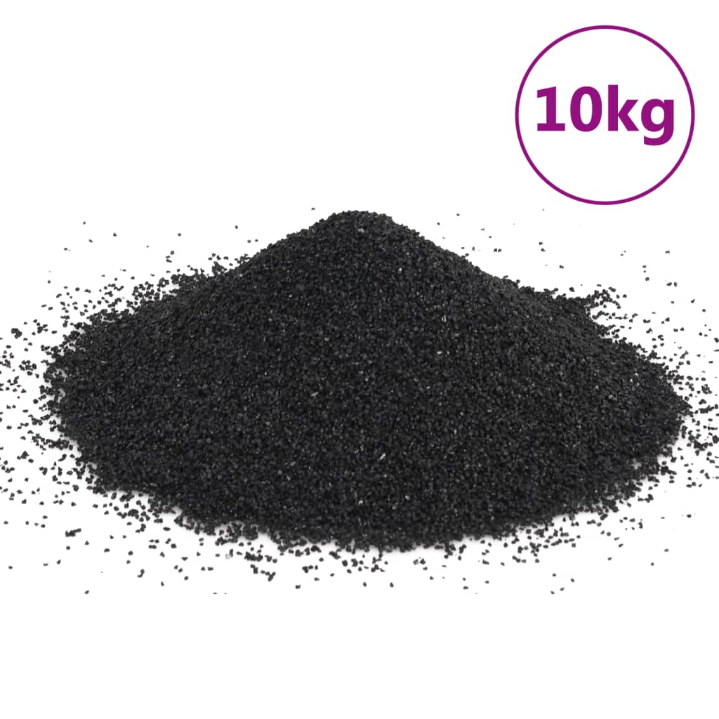 Vidaxl Aquarium Sand 10 kg 0,2-2 mm svart