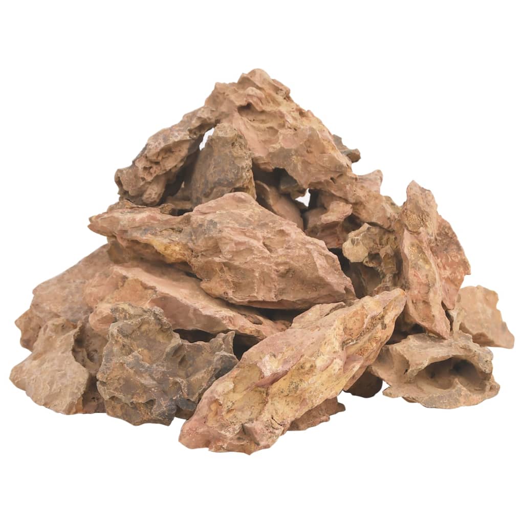 VidaXL pierre de lave 10 kg 1-10 cm marron