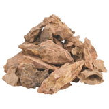 VidaXL pierre de lave 25 kg 1-10 cm marron