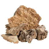 VidaXL pierres de dragon 10 kg 5-30 cm marron