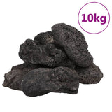 VidaXL pierres de lave 10 kg 10-30 cm noir