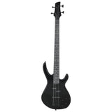 Guitare basse vidaxl pour les débutants électriques avec sac 4 4 46 noir