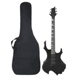 Vidaxl gitar for nybegynnere elektrisk med bag 4 4 39 svart