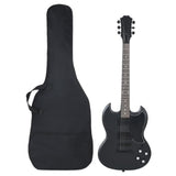 Vidaxl guitare électrique débutant avec sac 4 4 39 noir
