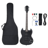 Vidaxl guitare électrique débutant avec sac 4 4 39 noir