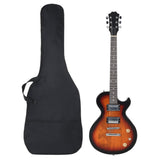 Guitare vidaxl pour les débutants électriques avec sac 4 4 39 noir