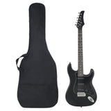 Vidaxl Guitar za začetnike Electric z torbo 4 4 39 Black