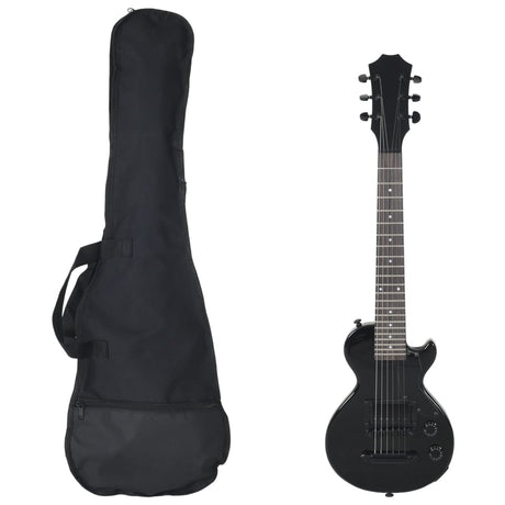 Vidaxl guitare électrique débutant avec sac 3 4 30 noir