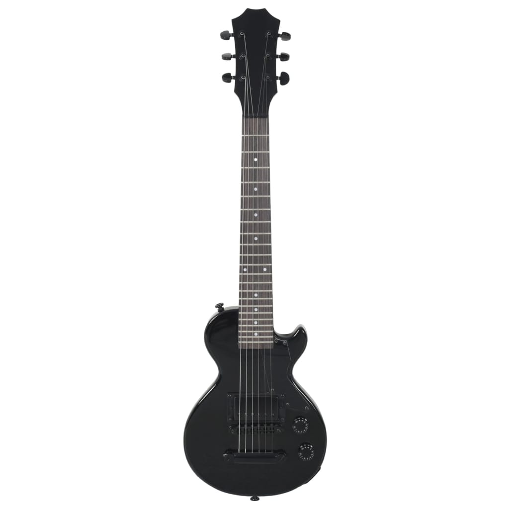 Guitarra Vidaxl para principiantes eléctricos con bolsa 3 4 30 Negro