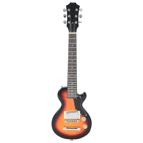 Vidaxl guitare électrique pour enfants avec sac 3 4 30 marron et noir