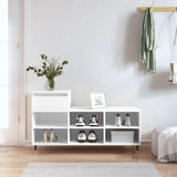 Vidaxx meuble à chaussures 102x36x60 cm bois d'ingénierie blanc