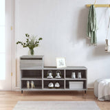 VidaXL armoire à chaussures 102x36x60 cm bois d'ingénierie gris sonoma