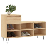 VidaXL armoire à chaussures 102x36x60 cm bois d'ingénierie chêne sonoma