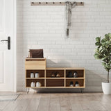 VidaXL armoire à chaussures 102x36x60 cm bois d'ingénierie chêne sonoma