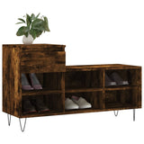 Vidaxx meuble à chaussures 102x36x60 cm bois d'ingénierie, chêne fumé