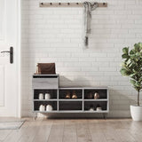 VidaXL armoire à chaussures 102x36x60 cm bois d'ingénierie gris sonoma