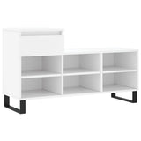 Vidaxx meuble à chaussures 102x36x60 cm bois d'ingénierie blanc