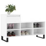 Vidaxx meuble à chaussures 102x36x60 cm bois d'ingénierie blanc