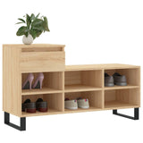 VidaXL armoire à chaussures 102x36x60 cm bois d'ingénierie chêne sonoma