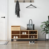 VidaXL armoire à chaussures 102x36x60 cm bois d'ingénierie chêne sonoma