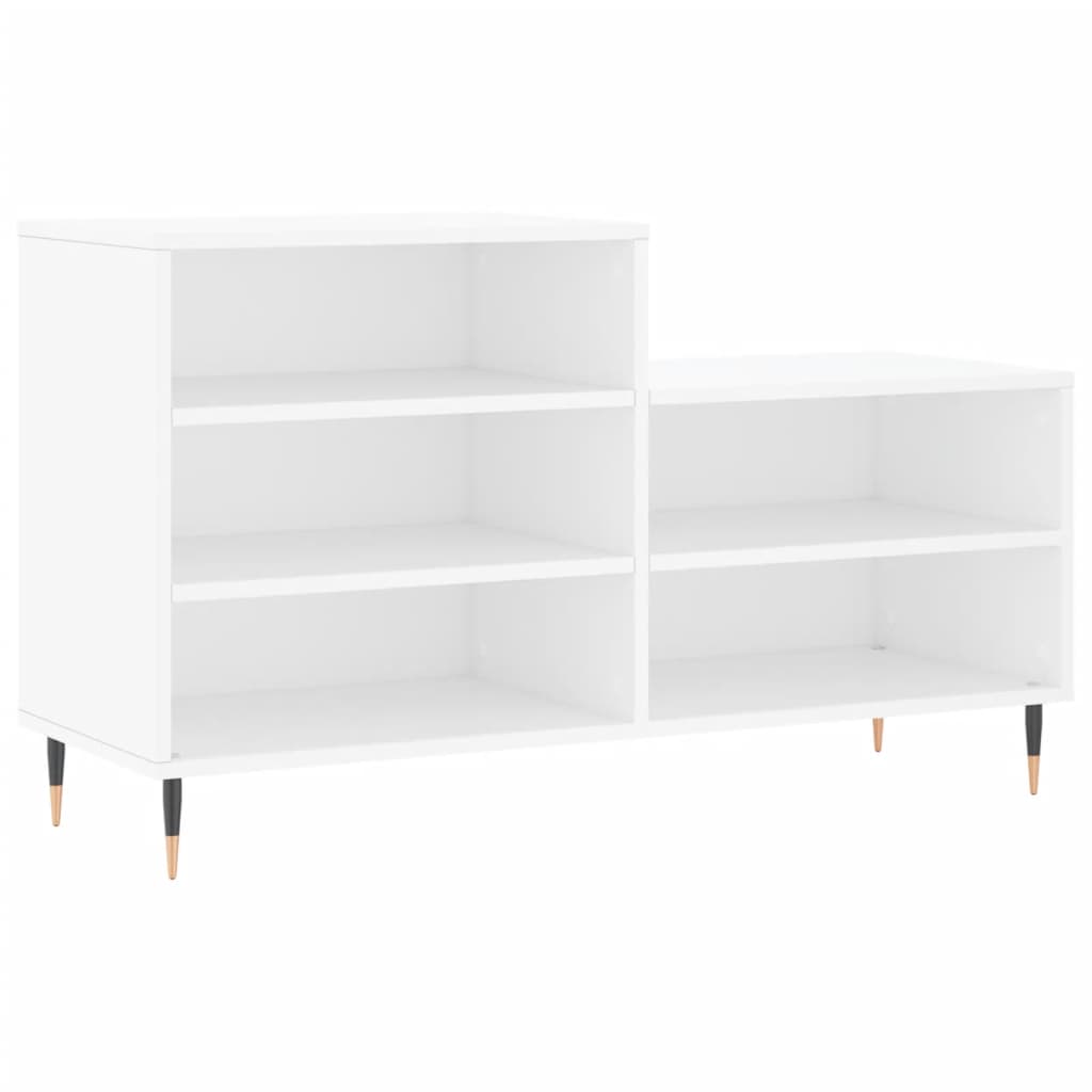 Vidaxx meuble à chaussures 102x36x60 cm bois d'ingénierie blanc